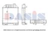 AKS DASIS E7NN8005BB15M Radiator, engine cooling